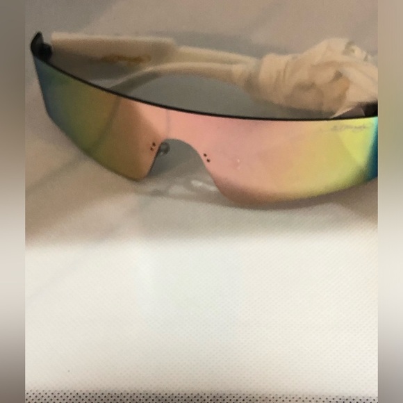 Ed Hardy frameless reflective futuristic love kills slowly shield sunglasses new main image 9